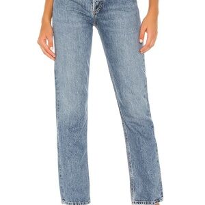 Agolde 90's Pinch Waist High Rise Straight Jeans